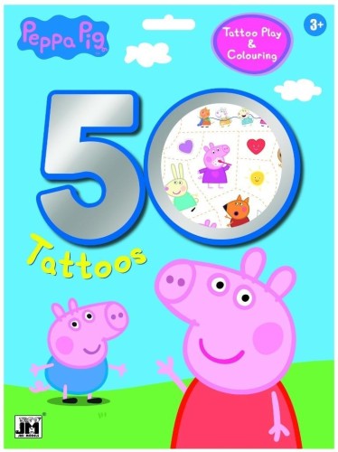 Tatuaże Świnka Peppa 50szt, Jiri models