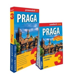 PRAGA 3W1: PRZEWODNIK + ATLAS + MAPA W.2023