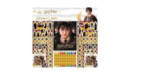 ZESTAW DO KOLOROWANIA I WYKLEJANIA HARRY 500SZT