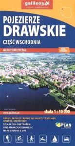 MAPA TURYST. - POJEZIERZE DRAWSKIE CZ.WSCH. W.2022