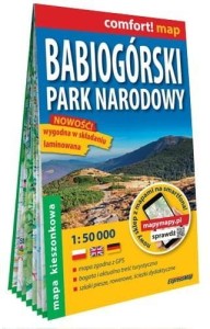 MAPA - BABIOGÓRSKI PARK NARODOWY 1:50 000
