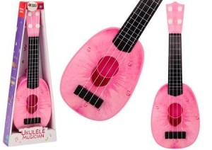 UKULELE MINI GITARA 4 STRUNY BRZOSKWINIA RÓŻOWA
