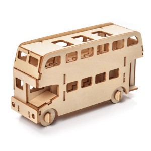 PUZZLE DREWNIANE MODEL 3D AUTOBUS, NICE IDEA