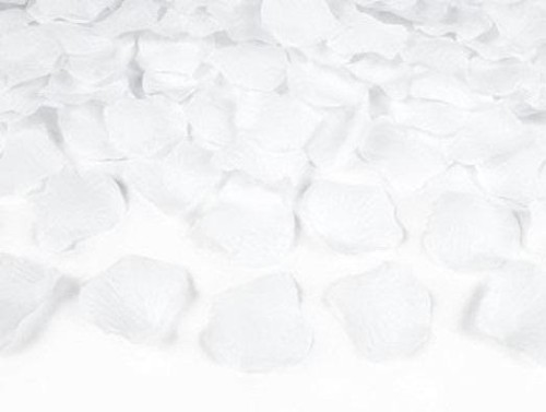 Płatki róż w woreczku białe