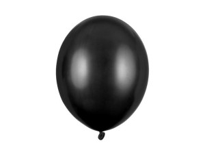 BALONY STRONG METALLIC BLACK 30CM 10SZT