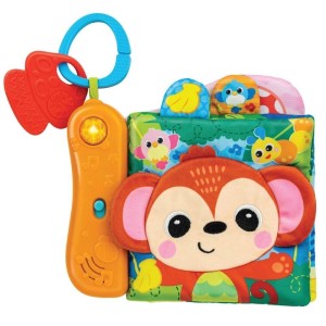 KSIĄŻECZKA SENSORYCZNA DŻUNGLA, SMILY PLAY