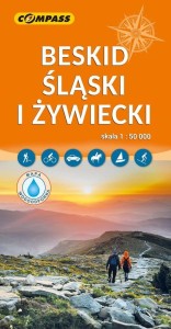 MAPA TURYSTYCZNA - BESKID ŚLĄSKI I ŻYWIECKI LAM