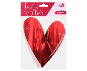GIRLANDA PAPIEROWA SERCA 200CM