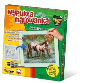 WYPUKŁA MALOWANKA KONIE - APPALOOSA, MIRAGE HOBBY