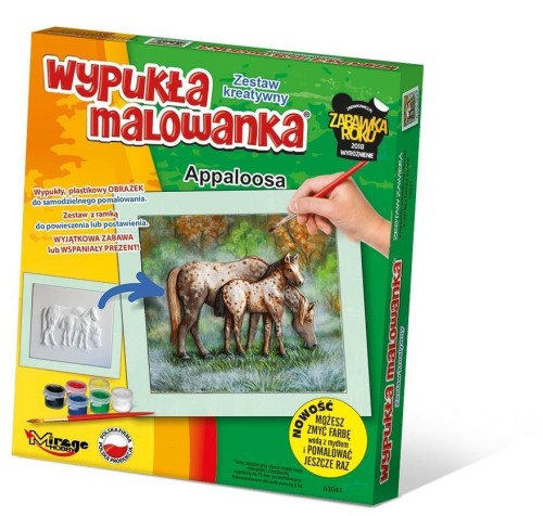 Wypukła malowanka Konie - Appaloosa, Mirage Hobby
