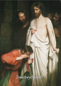 KARTKA WIELKANOC 16 NIEWIERNY TOMASZ