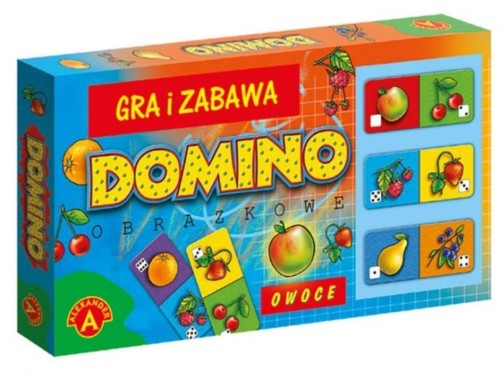 Domino obrazkowe - owoce ALEX, Alexander