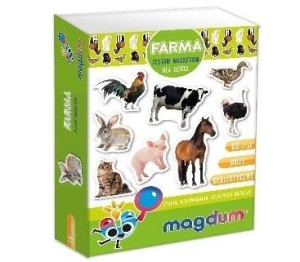 ZWIERZĘTA NA FARMIE - ZESTAW MAGNESÓW