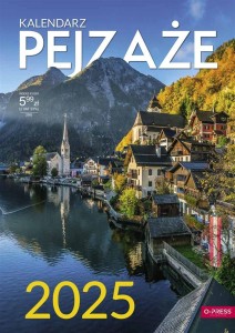 KALENDARZ 2025 A4 ŚCIENNY PEJZAŻE