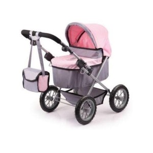 WÓZEK GŁĘBOKI DLA LALKI RÓŻOWY, PLAYME