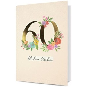 KARNET B6 URODZINY 60