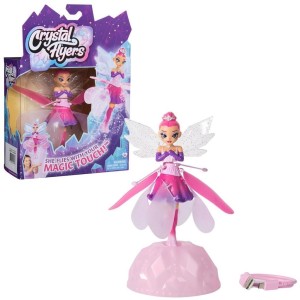 CRYSTAL FLYERS LATAJĄCĄ WRÓŻKA 15CM RÓŻOWA