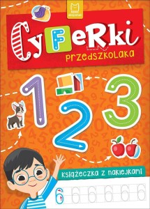 KSIĄŻECZKA Z NAKLEJKAMI CYFERKI PRZEDSZKOLAKA