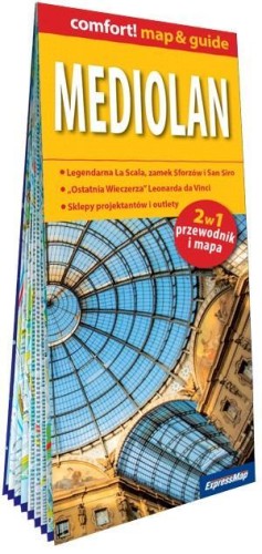 comfort!map&amp;guide Mediolan 2w1 laminowany