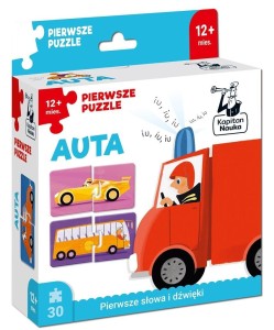 KAPITAN NAUKA. AUTA. PIERWSZE PUZZLE
