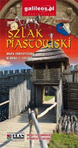 MAPA TURYSTYCZNA - SZLAK PIASTOWSKI 1:125 000