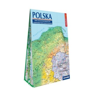 POLSKA - MAPA OGÓLNOGEOGRAFICZNA 1:1 000 000 (XXL)