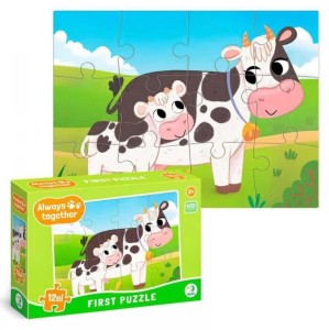 PUZZLE 12 ZAWSZE RAZEM. KRÓWKI, DODO