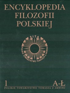 ENCYKLOPEDIA FILOZOFII POLSKIEJ T.1 A-Ł
