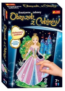 OBRAZEK Z CEKINÓW. KRÓLEWNA, RANOK-CREATIVE