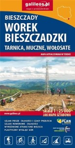 MAPA TUR. - WOREK BIESZCZADZKI, TARNICA... W.2024