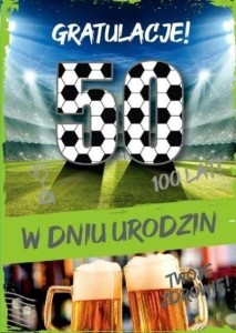 KARNET URODZINY 50 GM-817, PRACA ZBIOROWA