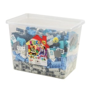 KLOCKI W GIGA POJEMNIKU PASTELOWE, BĄCZEK