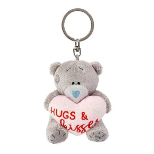 BRELOCZEK MIŚ Z SERCEM HUGS&KISSES