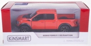 FORD F-150 RAPTOR 2022 CZERWONY 1:46, DAFFI