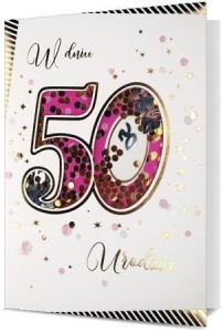 KARNET B6 URODZINY 50