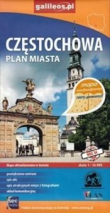 PLAN MIASTA WODOODPORNY - CZĘSTOCHOWA 1:16 000