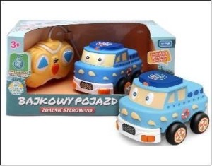 BAJKOWY POJAZD ZDALNIE STEROWANY NIEBIESKI, ARTYK