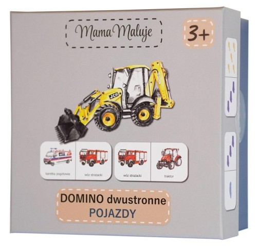 Domino dwustronne Pojazdy, Mama Maluje