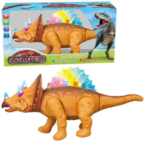 Dinozaur chodzący na baterie z głosem, Trifox