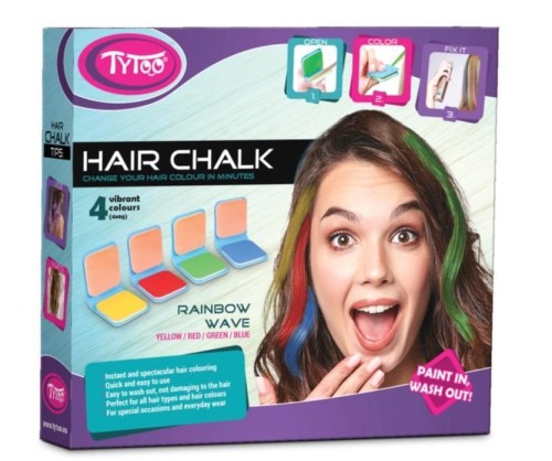 Tytoo. Kreda do włosów - zestaw tęczowy, Dante