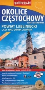 MAPA - OKOLICE CZĘSTOCHOWY CZ.ZACHODNIA 1:50 000