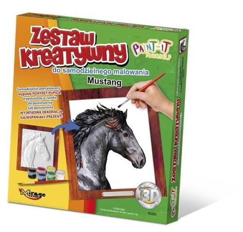 Wypukła malowanka Konie - Mustang, Mirage Hobby