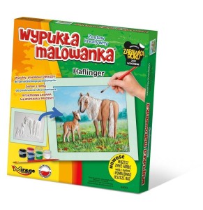 WYPUKŁA MALOWANKA KONIE - HAFLINGER, MIRAGE HOBBY