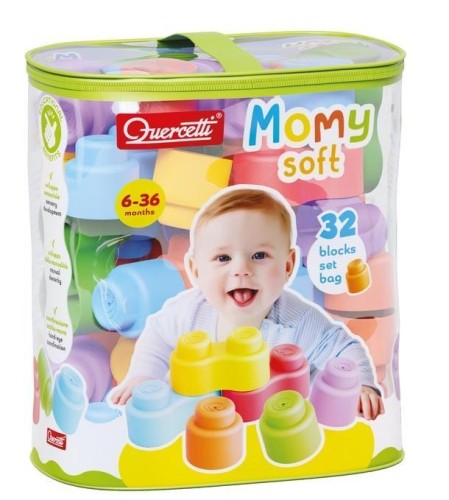Klocki Momy Soft miękkie 32el, Quercetti