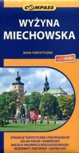 MAPA TURYSTYCZNA - WYŻYNA MIECHOWSKA 1:60 000