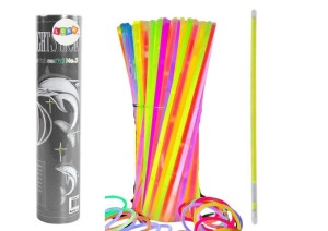 OPASKI FLUORESCENCYJNE ŚWIECĄCE W CIEMNOŚCI 100SZT
