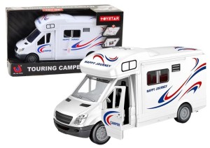 KAMPER BIAŁY ZE ŚWIATŁEM I DŹWIĘKIEM, LEANTOYS