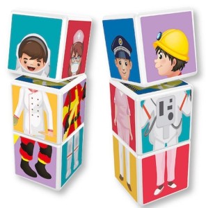 KLOCKI MAGNETYCZNE 12 ZAWODÓW, SMILY PLAY