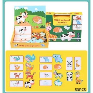 UKŁADANKA MAGNETYCZNA ZWIERZĘTA, SMILY PLAY