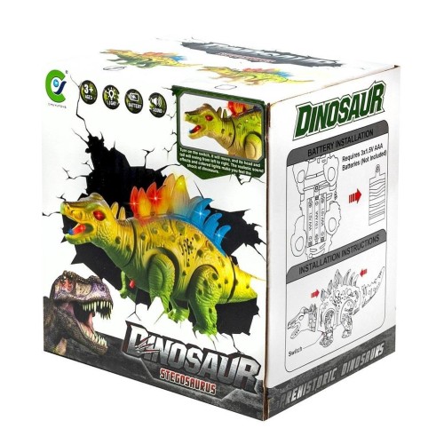 Dinozaur chodzący 27cm światło dźwięk, Anek